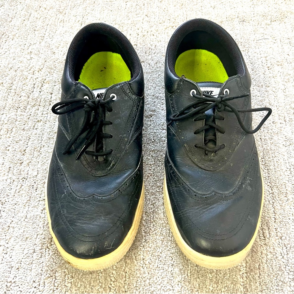 2/$20 Nike Black Leather Golf Shoes Size 13